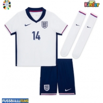 England Ezri Konsa #14 Heimtrikotsatz Kinder EM 2024 Kurzarm (+ Kurze Hosen)